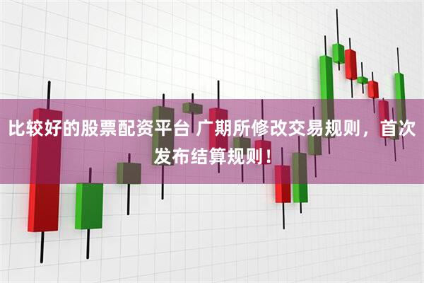 比较好的股票配资平台 广期所修改交易规则，首次发布结算规则！