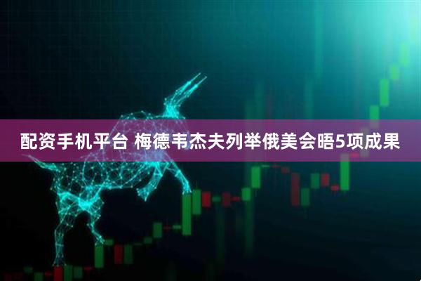 配资手机平台 梅德韦杰夫列举俄美会晤5项成果